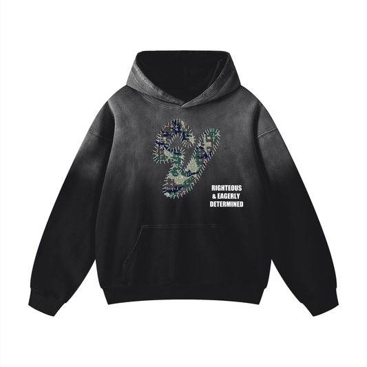 Camo Boro Sunfade Hoodie