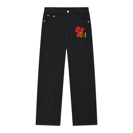 BLACK "ELLIPSES" JEANS