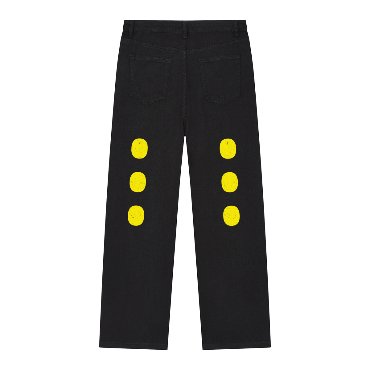 BLACK "ELLIPSES" JEANS