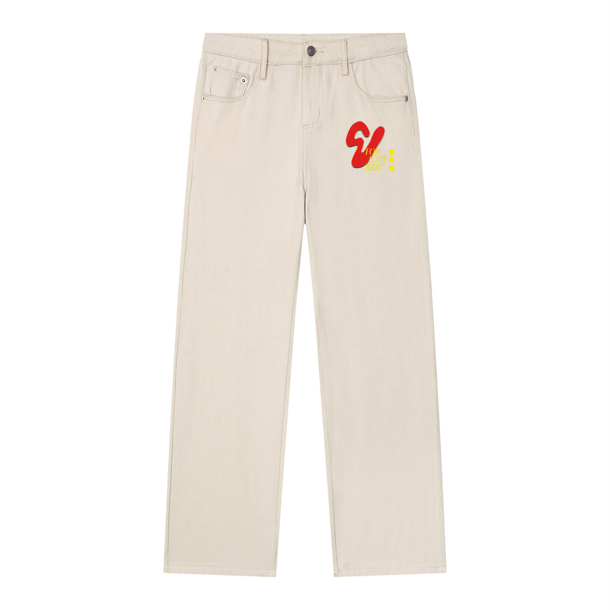 BLACK "ELLIPSES" JEANS