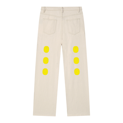 BLACK "ELLIPSES" JEANS