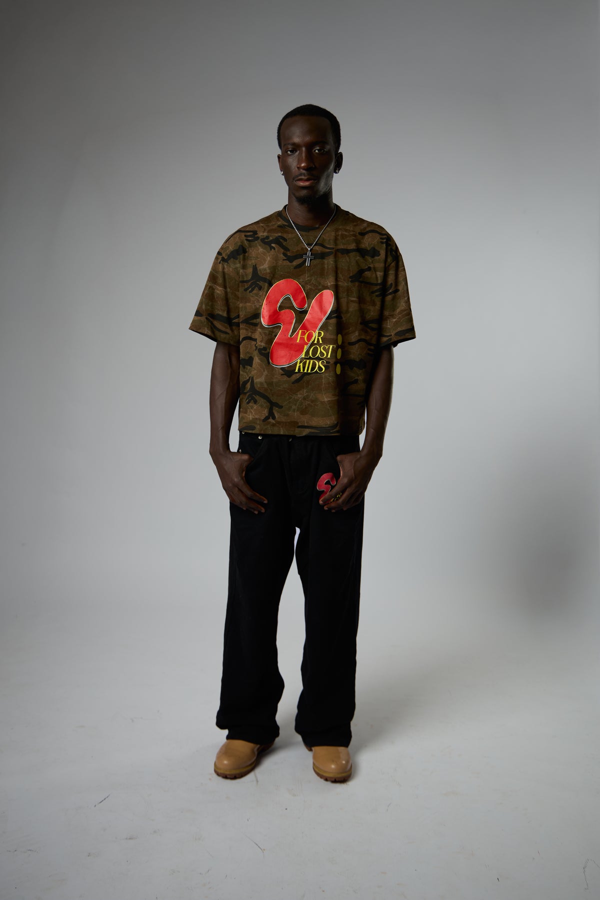 BLACK "ELLIPSES" JEANS