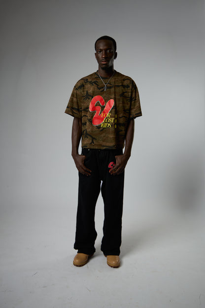 BLACK "ELLIPSES" JEANS