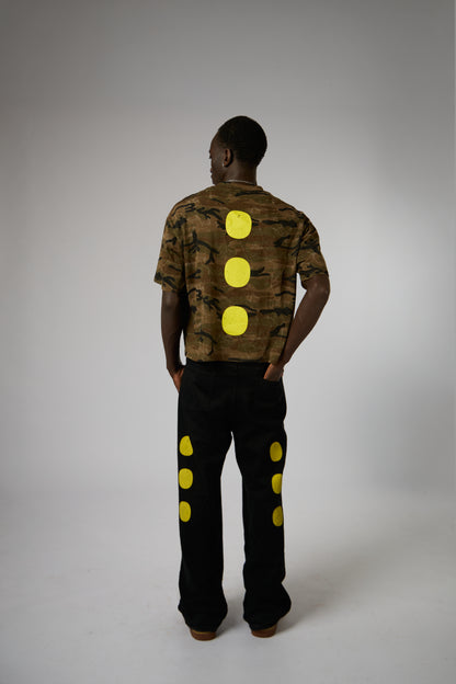 BLACK "ELLIPSES" JEANS
