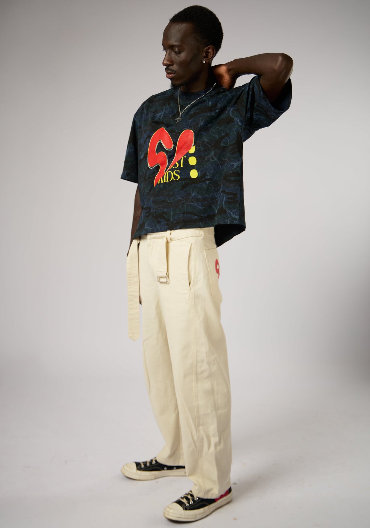 KHAKI "BARREL ROLL" PANTS