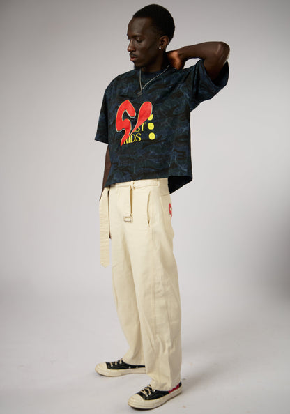 KHAKI "BARREL ROLL" PANTS