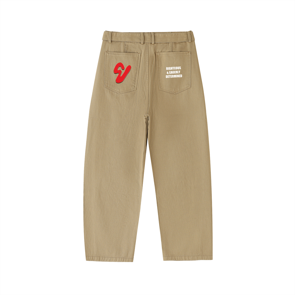 KHAKI "BARREL ROLL" PANTS